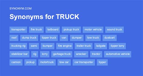 synonym truck